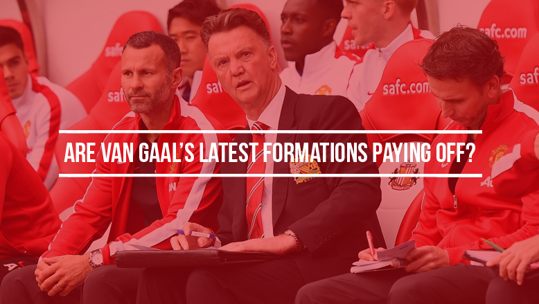 Are van Gaal’s latest formations paying off?
