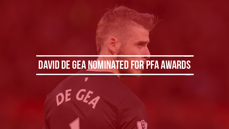 David De Gea nominated for PFA awards