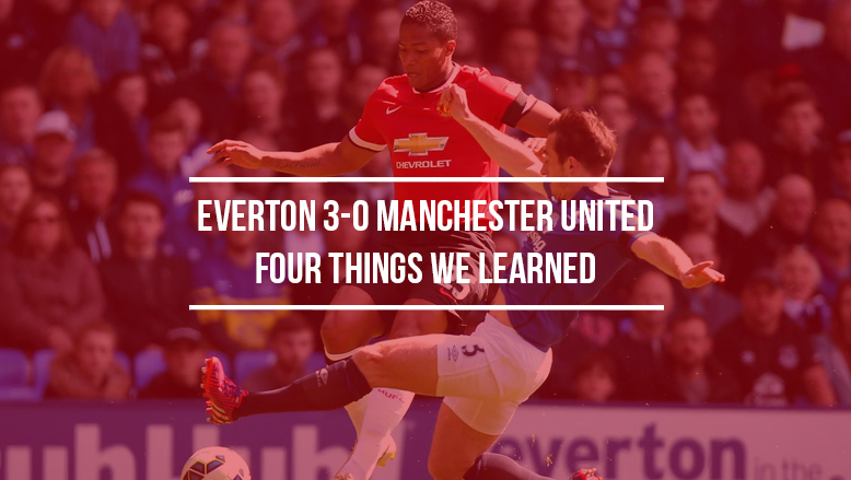 Everton 3-0 Manchester United: Four things we learned