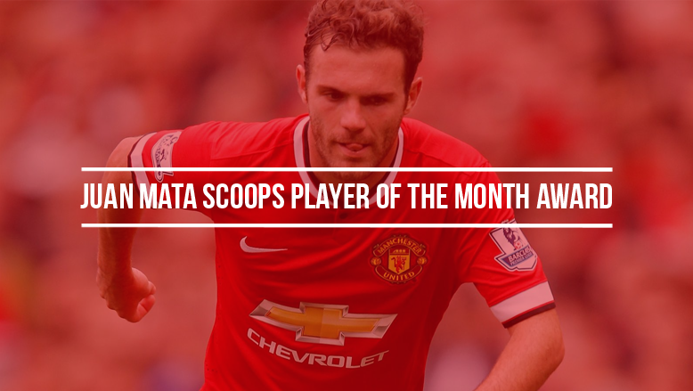 Juan Mata scoops Player of the Month award