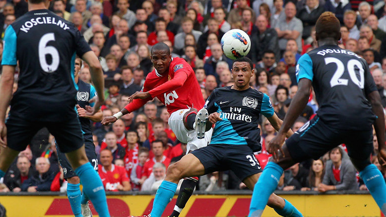 When United struck eight past the Gunners
