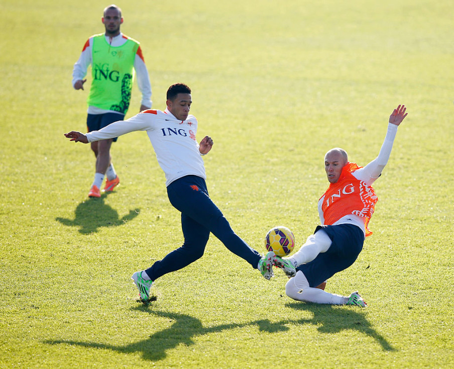 Netherlands Training & Press Conference Dean Mouhtaropoulos/Getty Images Sport