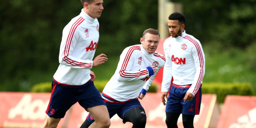 Gallery: United prepare for FA Cup final