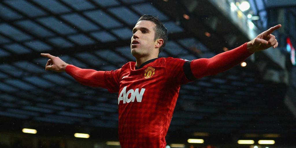 Name every team Robin van Persie scored against for United