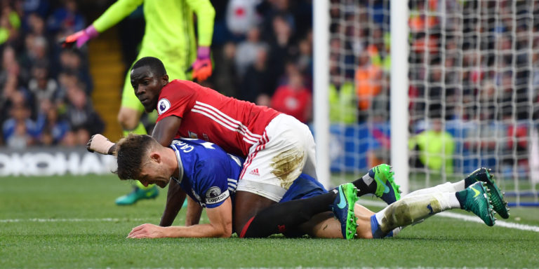 Bailly suffers knee ligament injury in Chelsea defeat
