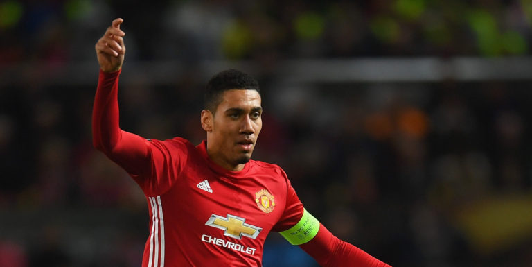 Smalling out for next month with broken toe
