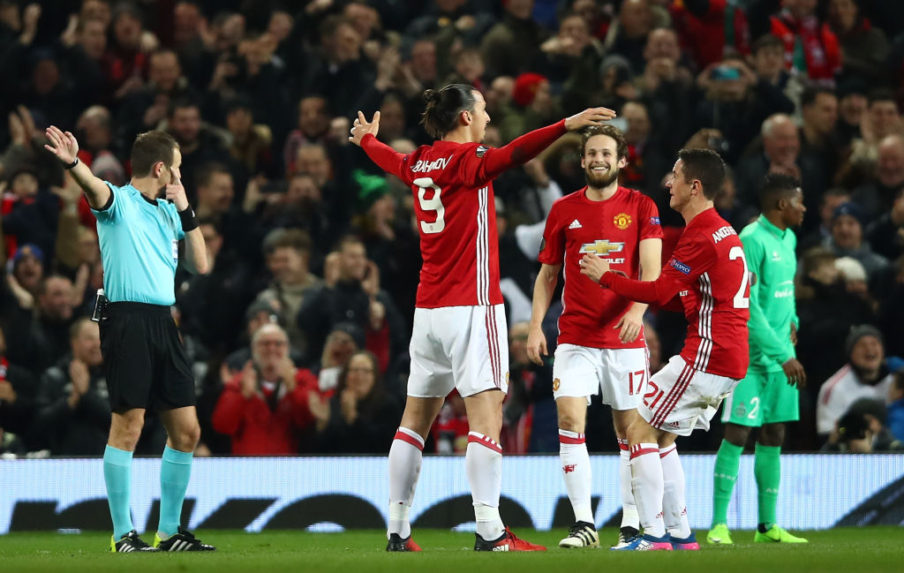 Manchester United v AS Saint-Etienne - UEFA Europa League Round of 32: First Leg Clive Brunskill/Getty Images Sport