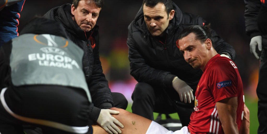 Zlatan Ibrahimovic out for the rest of the season