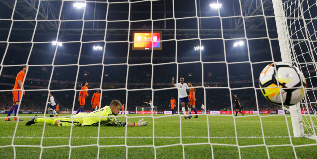 Lingard scores first England goal against Netherlands