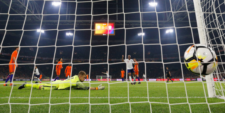 Lingard scores first England goal against Netherlands