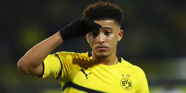 Borussia Dortmund players during a UEFA Champions League match