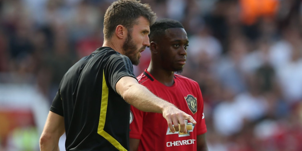 Michael Carrick, Aaron Wan-Bissaka, Manchester United