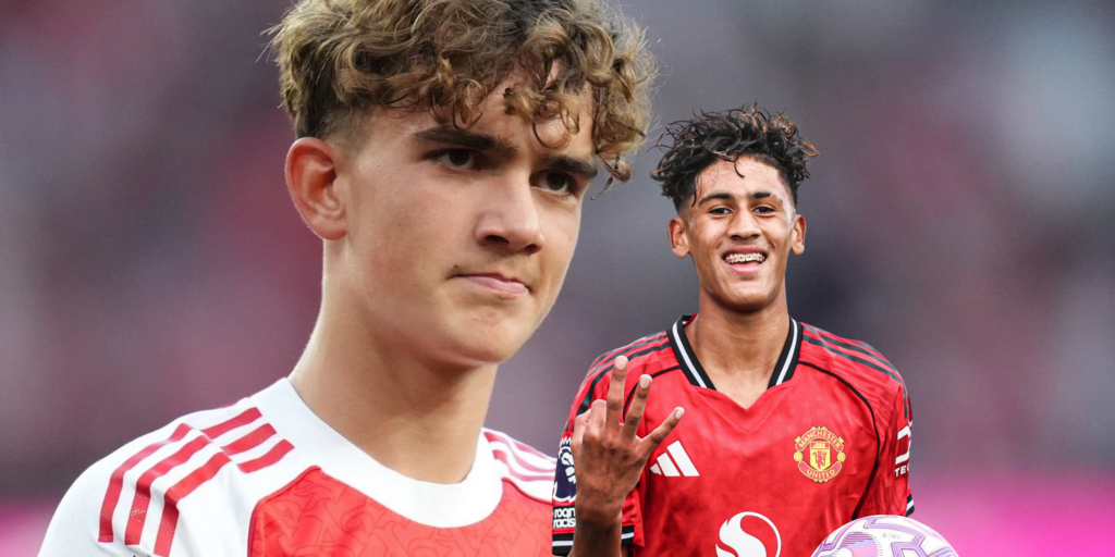 JJ Gabriel, Max Dowman, Manchester United, Arsenal
