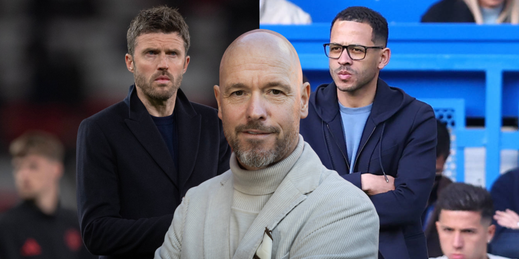 Erik ten Hag, Michael Carrick, Liam Rosenior, Manchester United, Chelsea