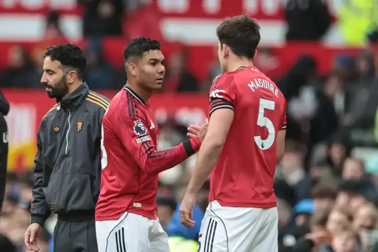 Harry Maguire Hails Manchester United Teammate Casemiro after Brentford win