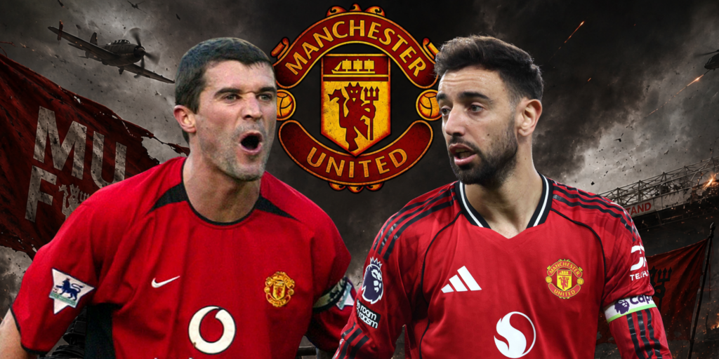Roy Keane, Bruno Fernandes, Manchester United