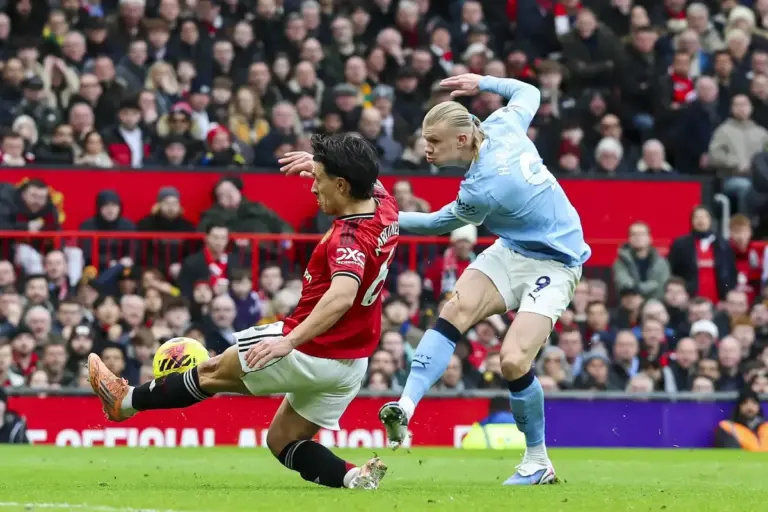 Lisandro Martinez brands Haaland winner an ‘injustice’ after controversial Manchester derby VAR call