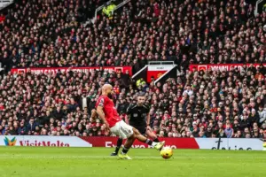 Bryan Mbeumo reacts to Man Utd draw with Tottenham